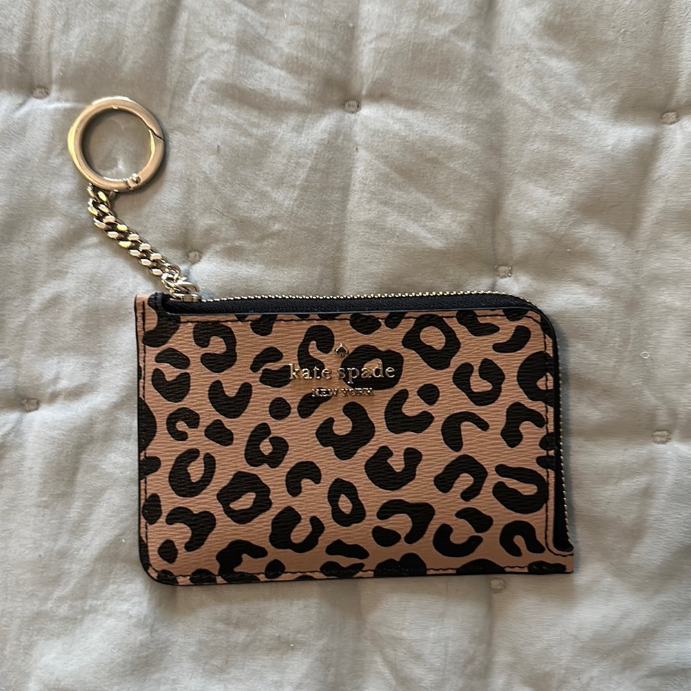 Kate Spade  Animal print card holder